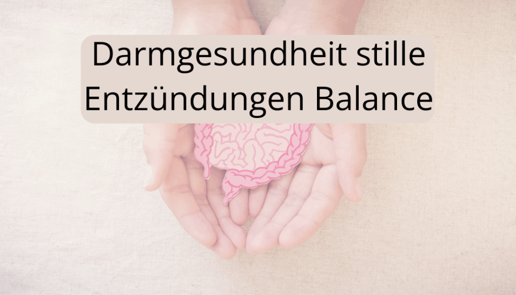 Darmgesundheit stille Entzündungen Balance